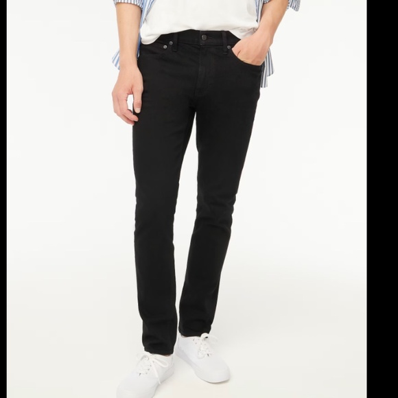 NWT J.Crew Factory Mens Black Slim-fit jean in signature flex SZ 32 W 32 L - Picture 1 of 7